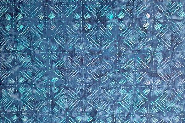 BLUE - Chrome - Batikstoff aus Indonesien